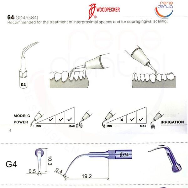 Puntas Cavitador Scaling Woodpecker - Imagen 6