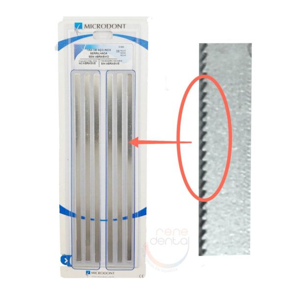 Tiras de Acero Aserradas x6 Microdont