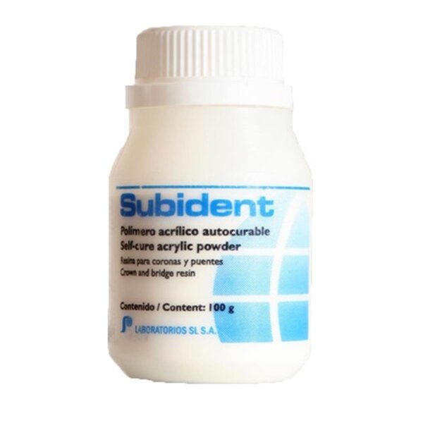 Acrilico Provisorio Subident x100Grs.