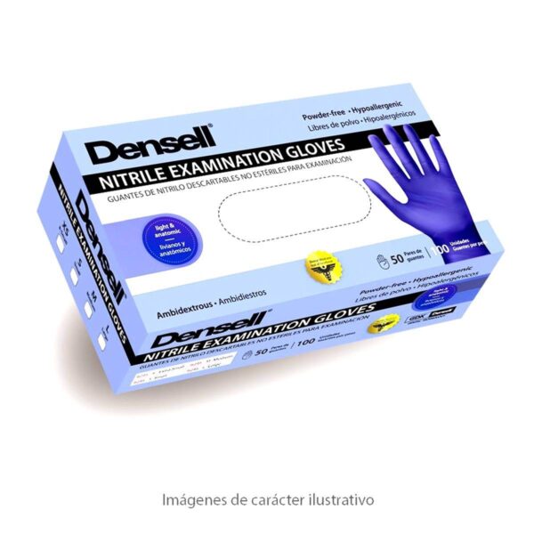 Guantes de Nitrilo Densell x100