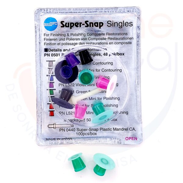Discos Super Snap Shofu - Avío x 8+ Mandril